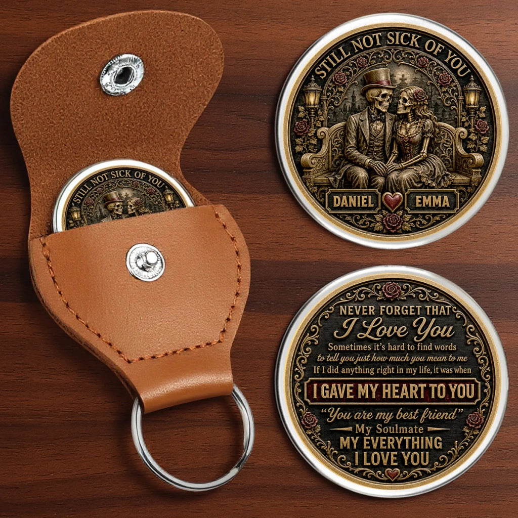 Custom Skeleton Pocket Hug - Personalized Anniversary Wedding Gifts For Husband And Wife, Him And Her - Bound By Heart Beyond Time