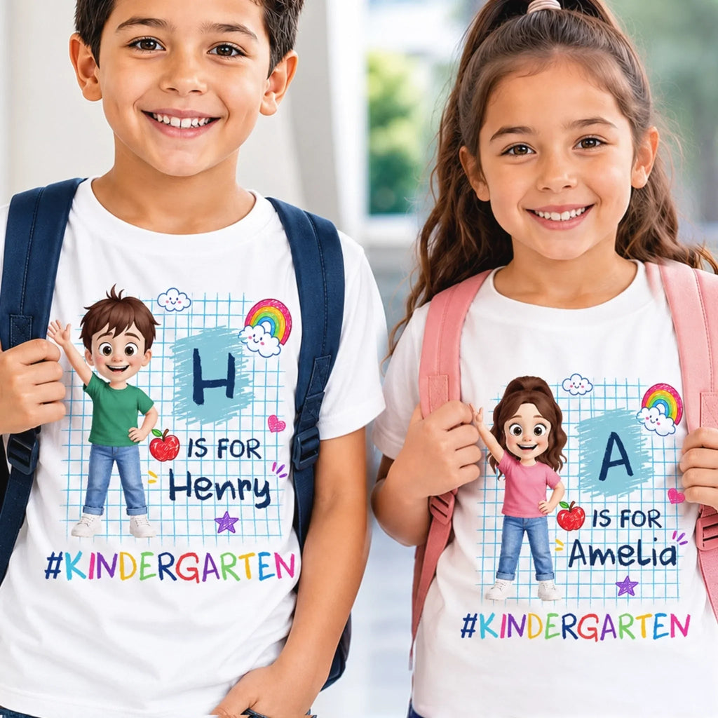 Custom Youth T-shirt - Personalized Back To School Gift For Kids - Every Day Is New