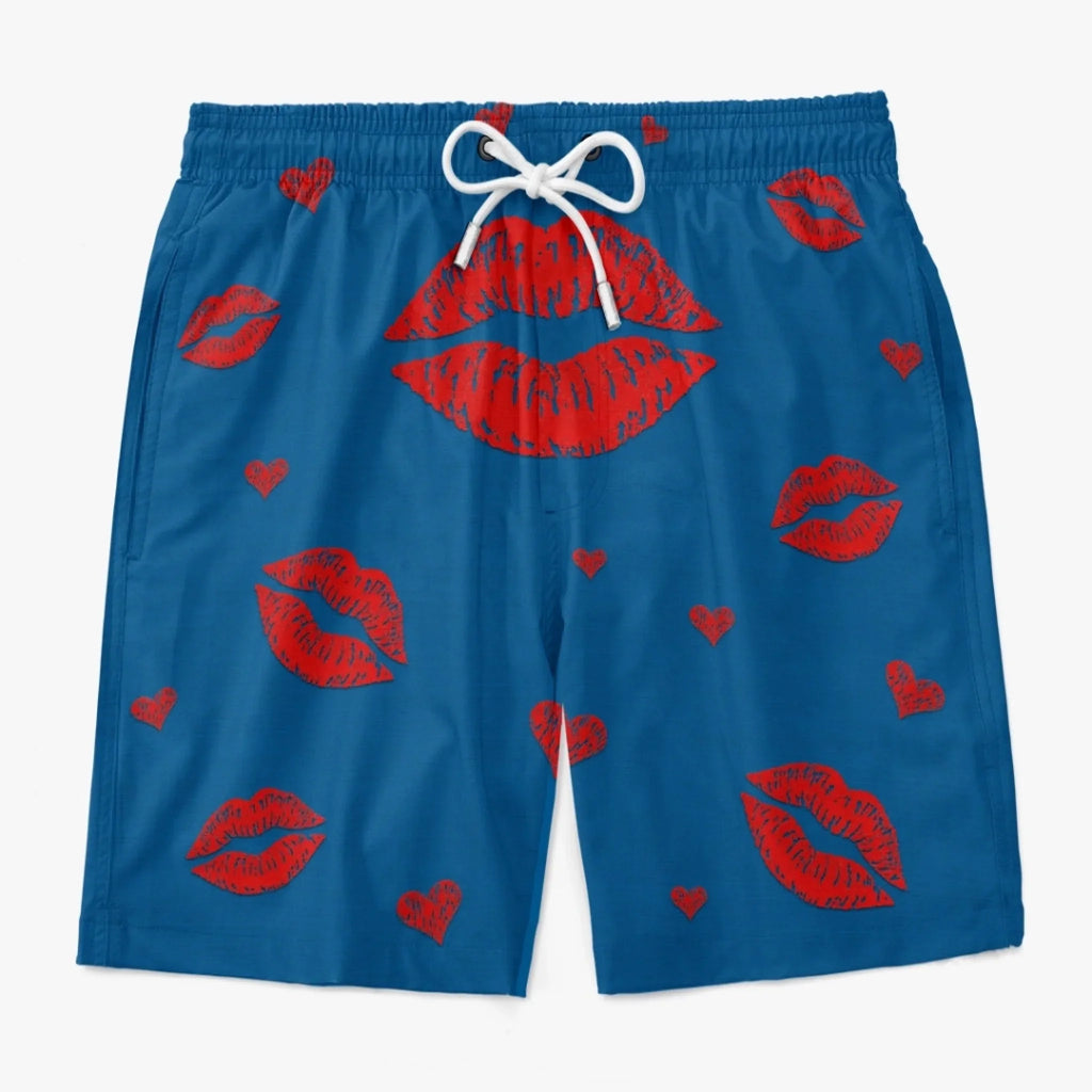 Custom Funny Men Swim Trunks - Personalized Birthday Gifts For Husband, Son, Grandson, Brother, Grandpa, Dad, Yourself - Summer Body Activated