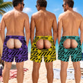 Custom Funny Men Swim Trunks - Personalized Birthday Gifts For Husband, Son, Grandson, Brother, Grandpa, Dad, Yourself - Bringing Sexy Back