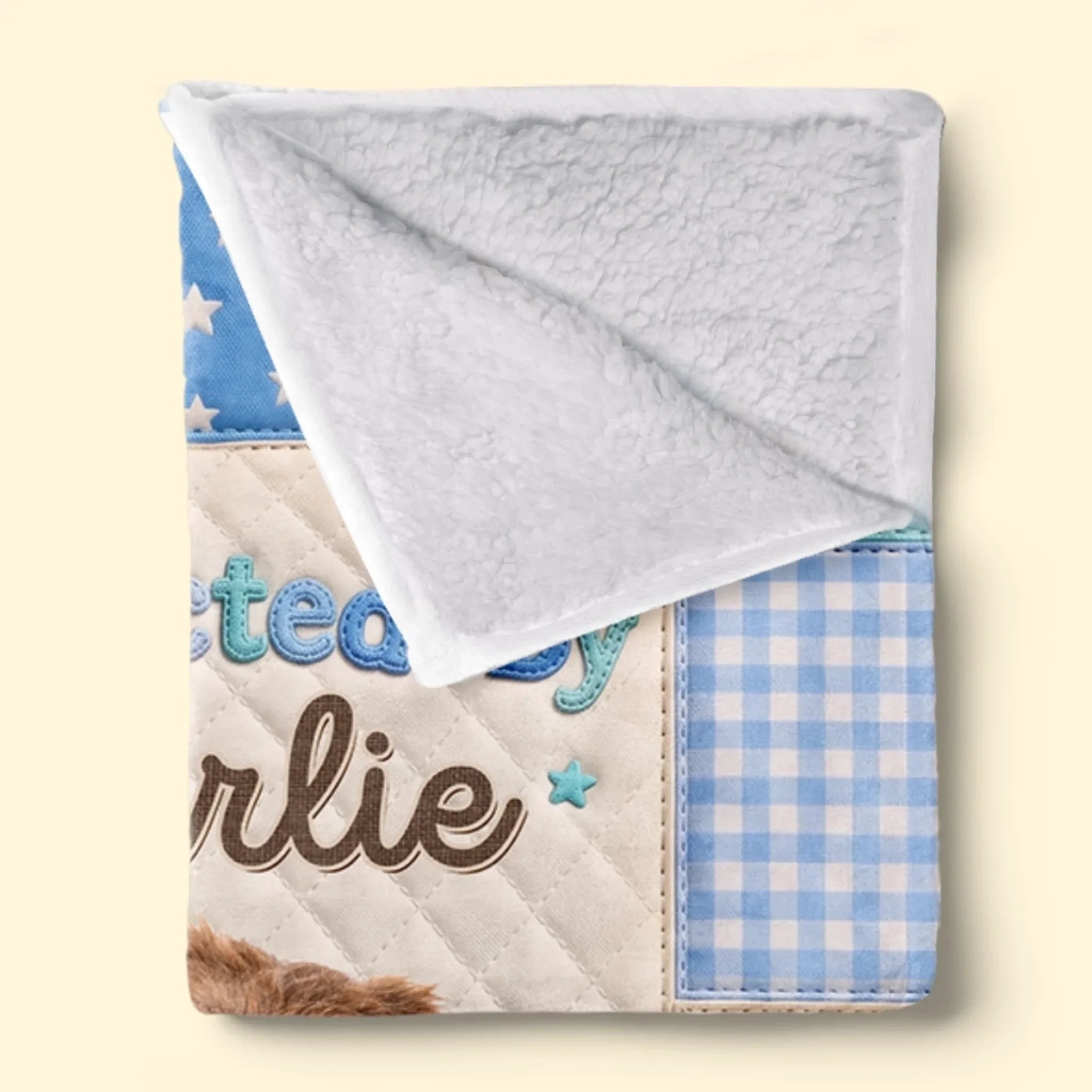 Custom Photo Blanket - Personalized Baby Shower, Gender Reveal Gifts For New Moms, New Dads, New Parents, Dog Cat Lovers - Our Pack Just Got Cuter