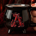 Custom 12oz Ceramic Cauldron Coffee Mug - Personalized Halloween Gifts For Wife, Daughter, Besties, Sisters, Granddaughter, Grandma, Mom, Yourself - Witchy Season Starts Here