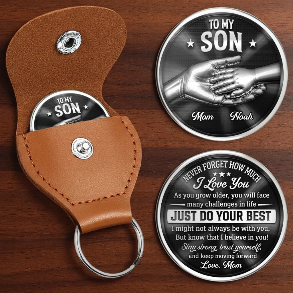 Custom Pocket Hug - Personalized Birthday Gifts For Son - Love You Beyond Words