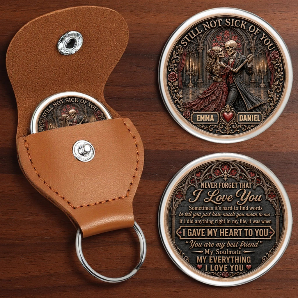 Custom Skeleton Pocket Hug - Personalized Anniversary Wedding Gifts For Husband And Wife, Him And Her - Our Hearts Stay Bound