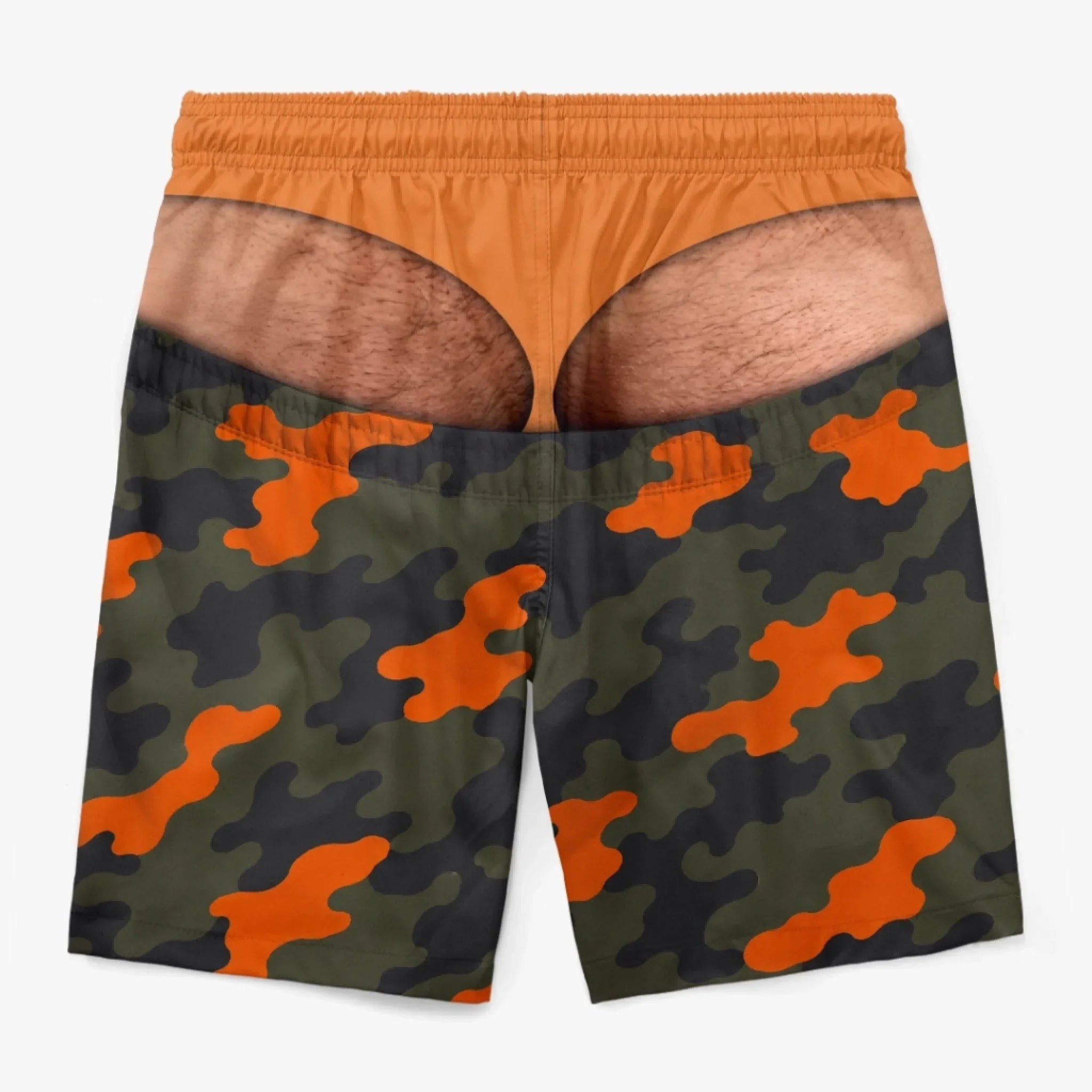 Custom Funny Men Swim Trunks - Personalized Birthday Gifts For Husband, Son, Grandson, Brother, Grandpa, Dad, Yourself - The View Gets Better