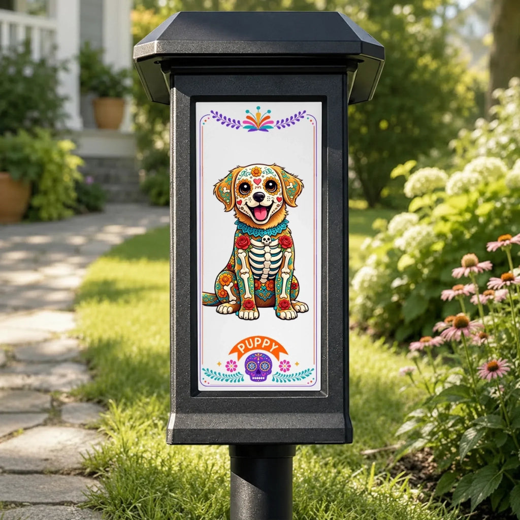 Custom Photo Day Of The Dead Solar Garden Light - Personalized Pet Memorial Sympathy Gifts For Dogs, Cats - A Beautiful Soul Is Never Forgotten