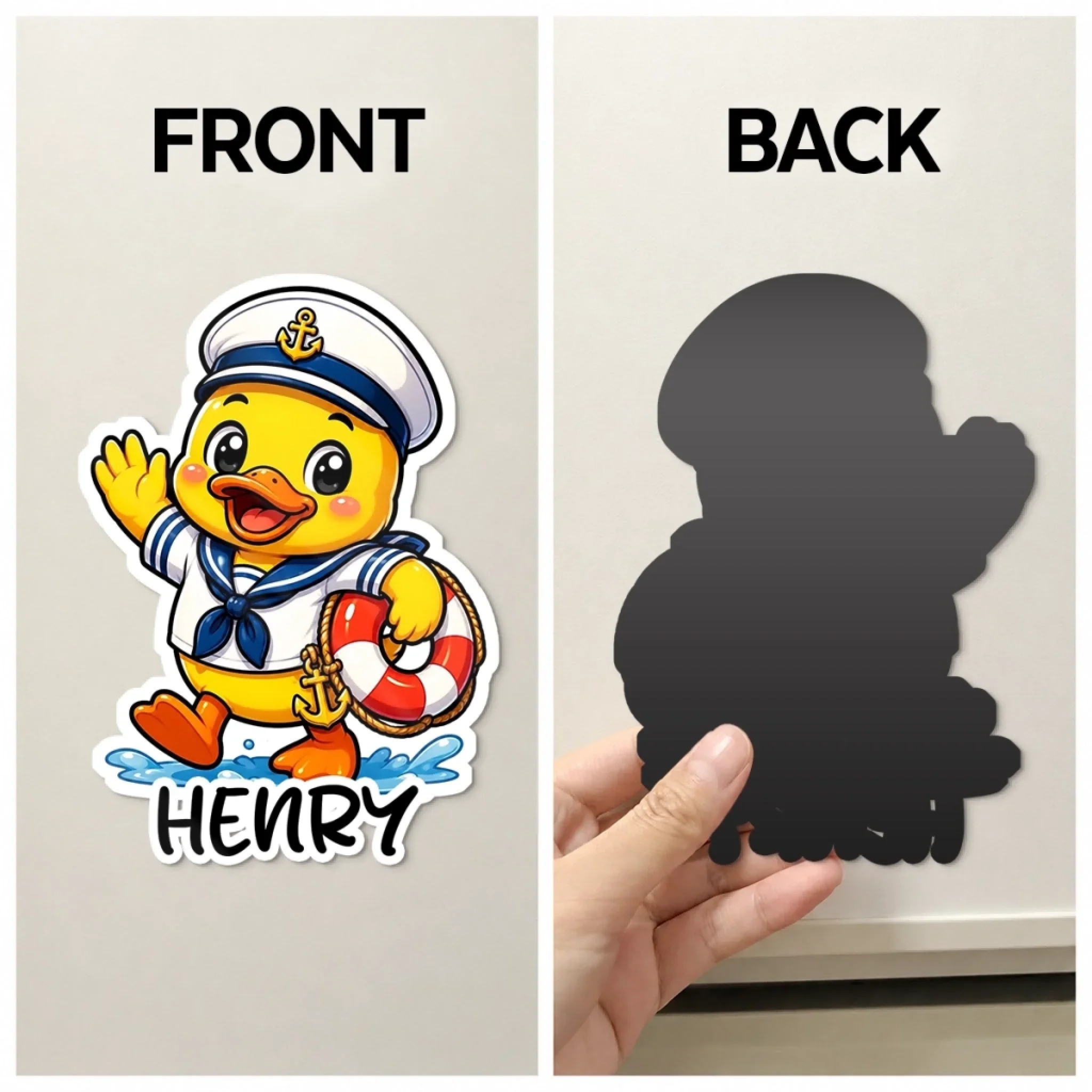 Custom Cruise Magnetic Sheet - Personalized Summer Vacation And Travel Gifts For Mom, Dad, Brother, Sister - Ducking Into Fun