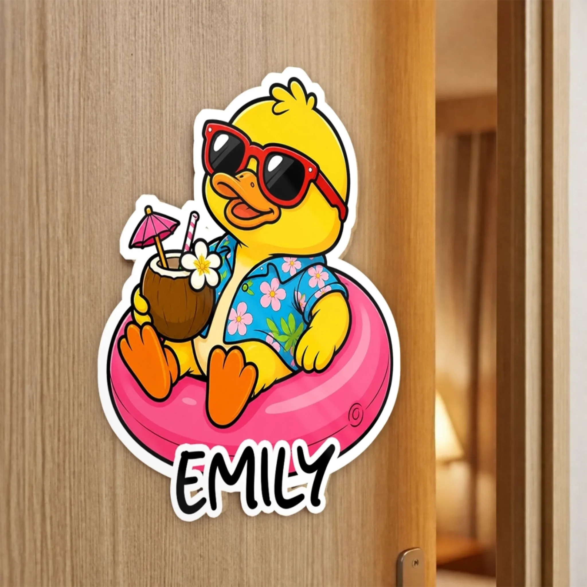 Custom Cruise Magnetic Sheet - Personalized Summer Vacation And Travel Gifts For Mom, Dad, Brother, Sister - Ducking Into Fun