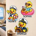 Custom Cruise Magnetic Sheet - Personalized Summer Vacation And Travel Gifts For Mom, Dad, Brother, Sister - Ducking Into Fun