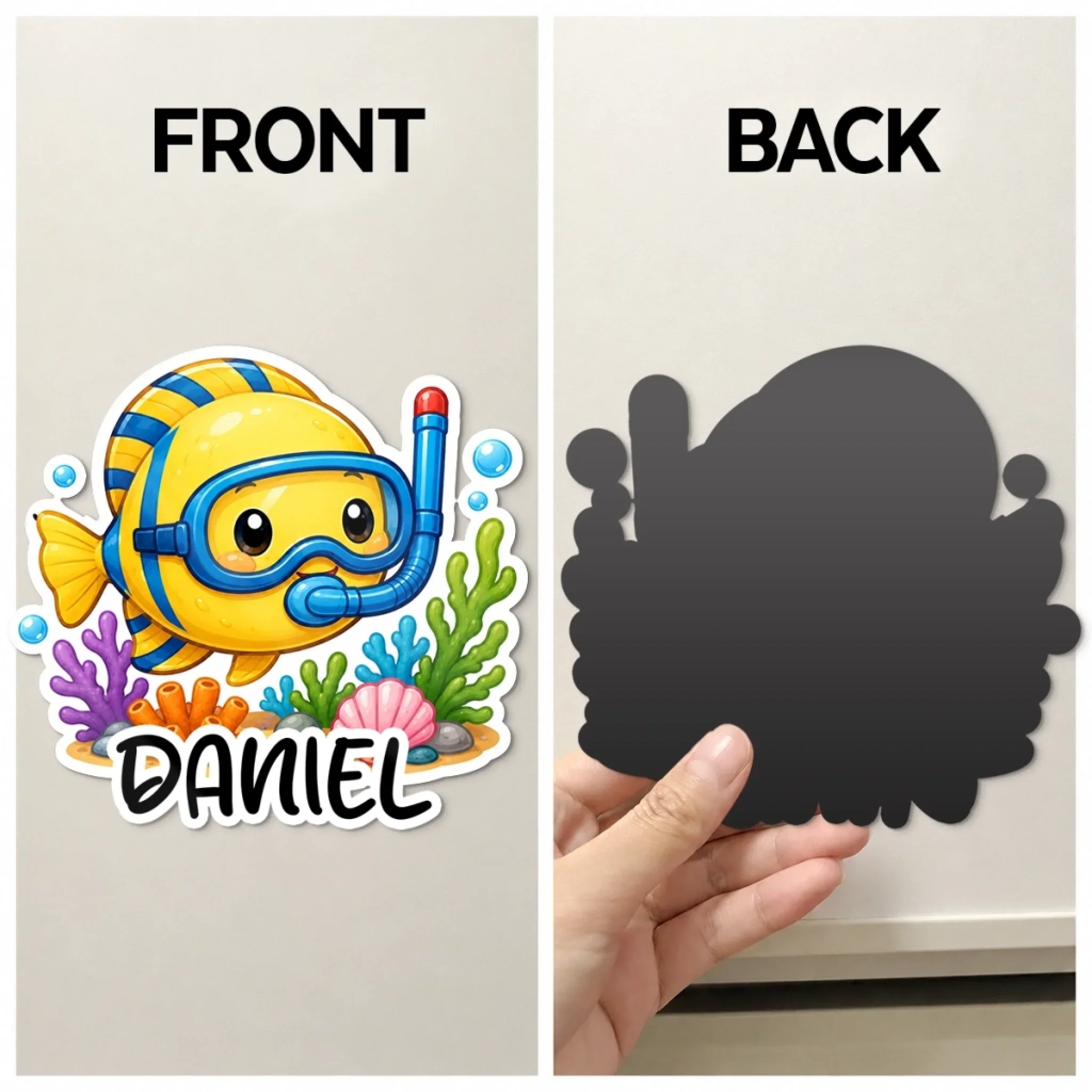 Custom Magnetic Sheet - Personalized Summer Vacation And Travel Gifts For Mom, Dad, Brother, Sister - Ocean Memories Forever