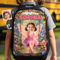 Custom Photo Kids Front Printed Backpack - Personalized Back To School Gifts For Kids - Every Day Is A Fairytale