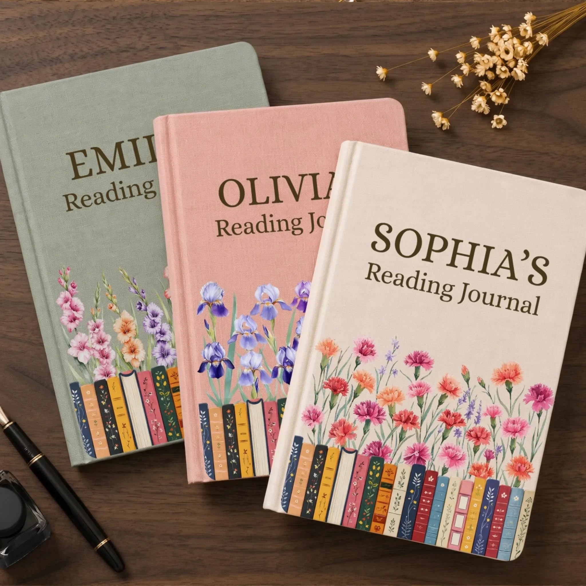 Custom Reading Journal - Personalized Bookish Gifts For Book Lovers, Bookworms, Readers - Pages Full Of Magic