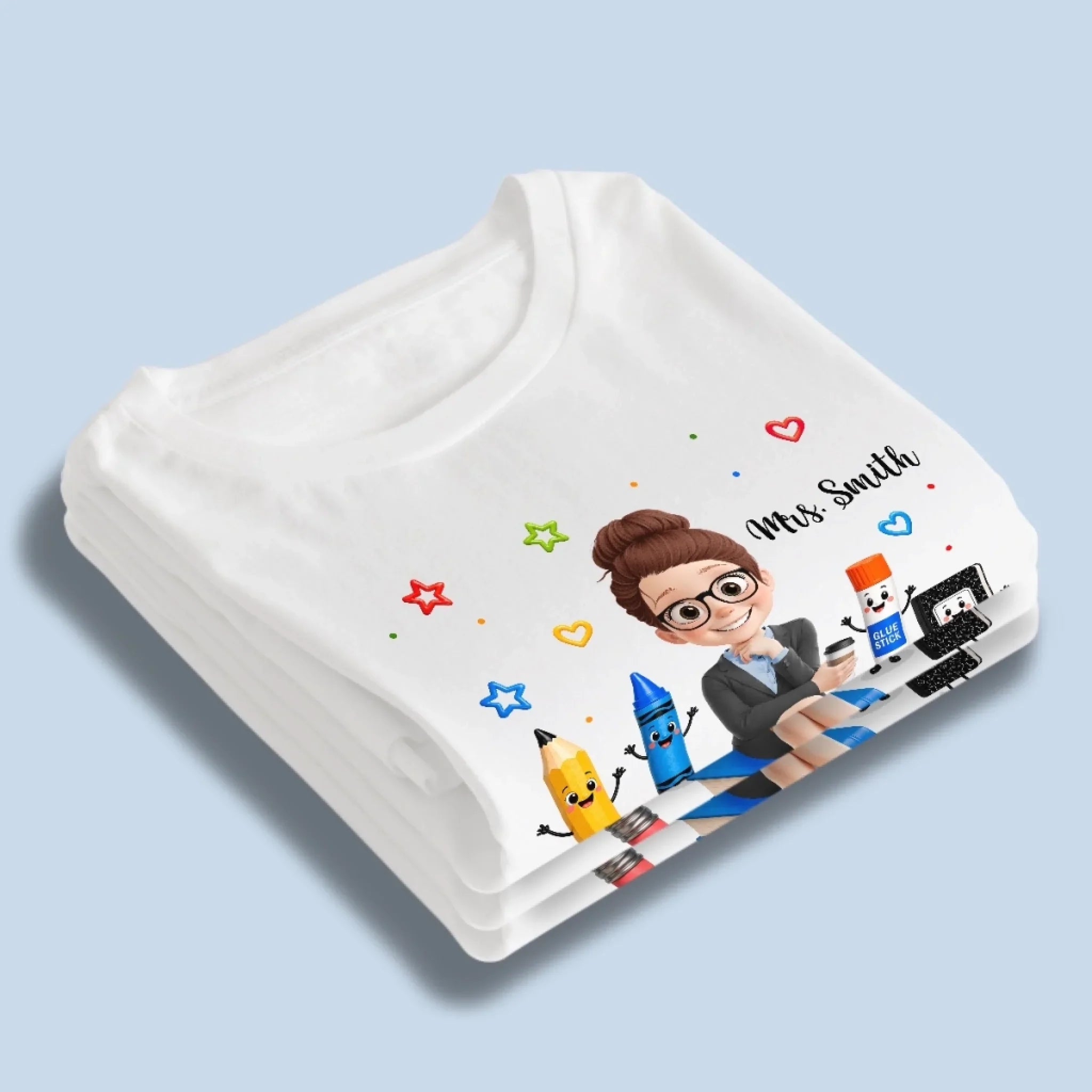 Custom T-shirt, Hoodie - Personalized Teacher Appreciation, Back To School Gifts For Teachers - Teaching Is A Work Of Heart