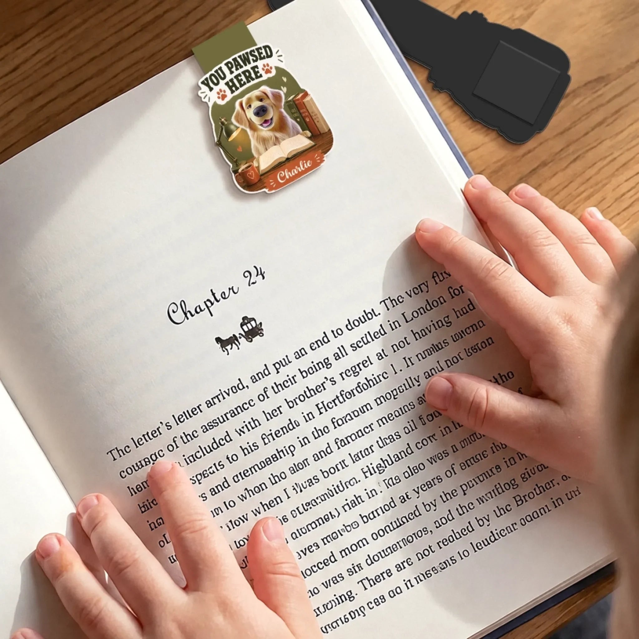 Custom Shaped Magnetic Bookmark - Personalized  Bookish Gifts For  Book Lovers, Bookworms, Dog Dad And Mom, Cat Owners - Bookish Happy Hours