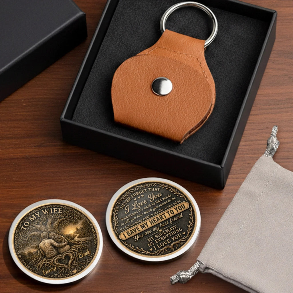 Custom Pocket Hug - Personalized Anniversary Wedding Gifts For Husband And Wife, Him And Her - I Gave My Heart To You