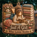 Custom Wood Ornament - Personalized Christmas  Bookish Gifts For Book Lovers, Bookworms, Readers - Booked All Weekend