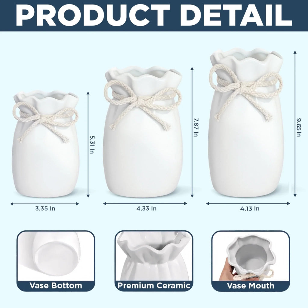 Custom Photo New Home Flower Vase With Ribbon - Personalized Anniversary Christmas Wedding Gifts For Husband And Wife, Him And Her - Love Lives Here