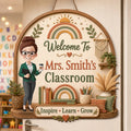Custom Classroom Decor Wood Sign - Personalized Back To School Gifts For Teachers - Little Moments, Big Impact