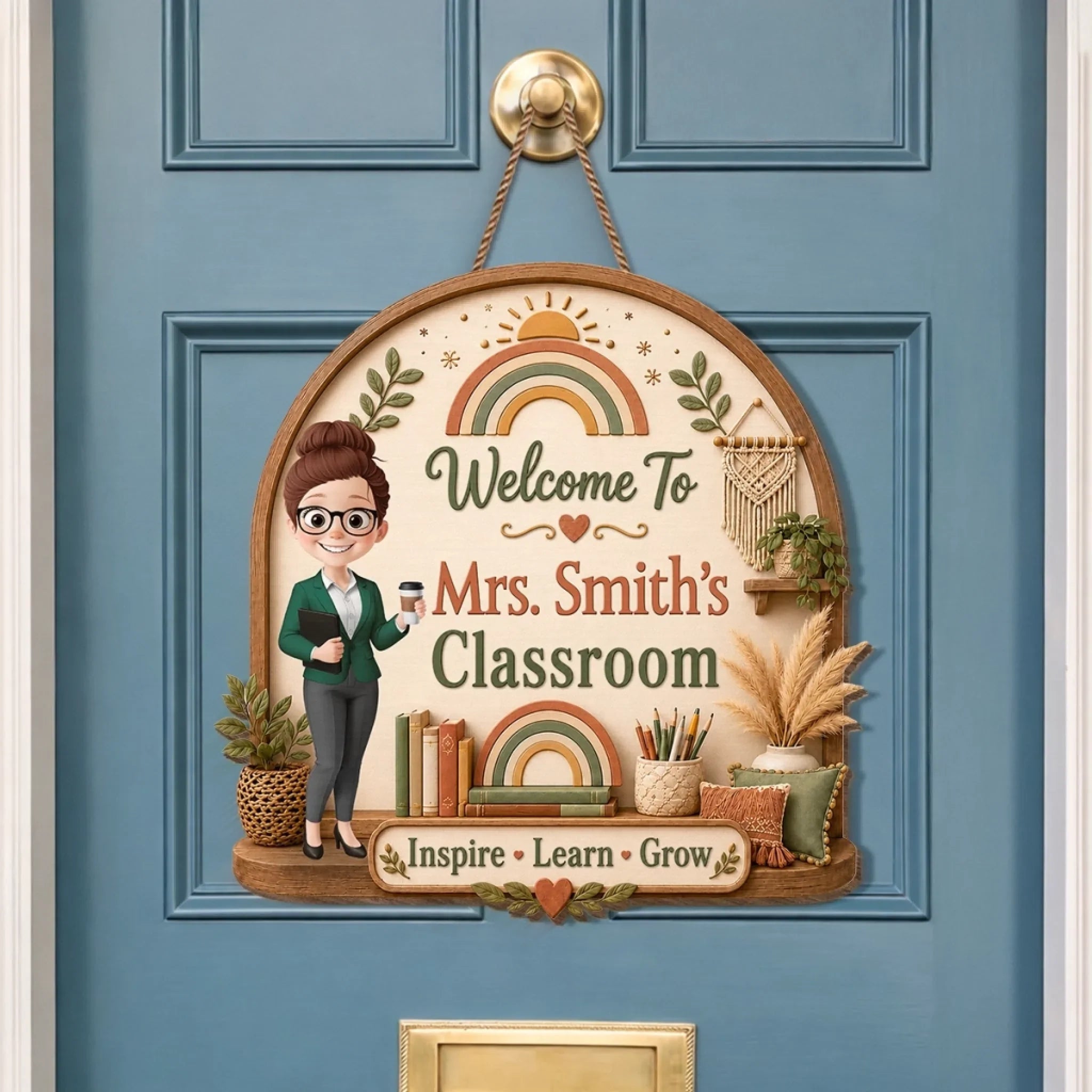Custom Classroom Decor Wood Sign - Personalized Back To School Gifts For Teachers - Little Moments, Big Impact