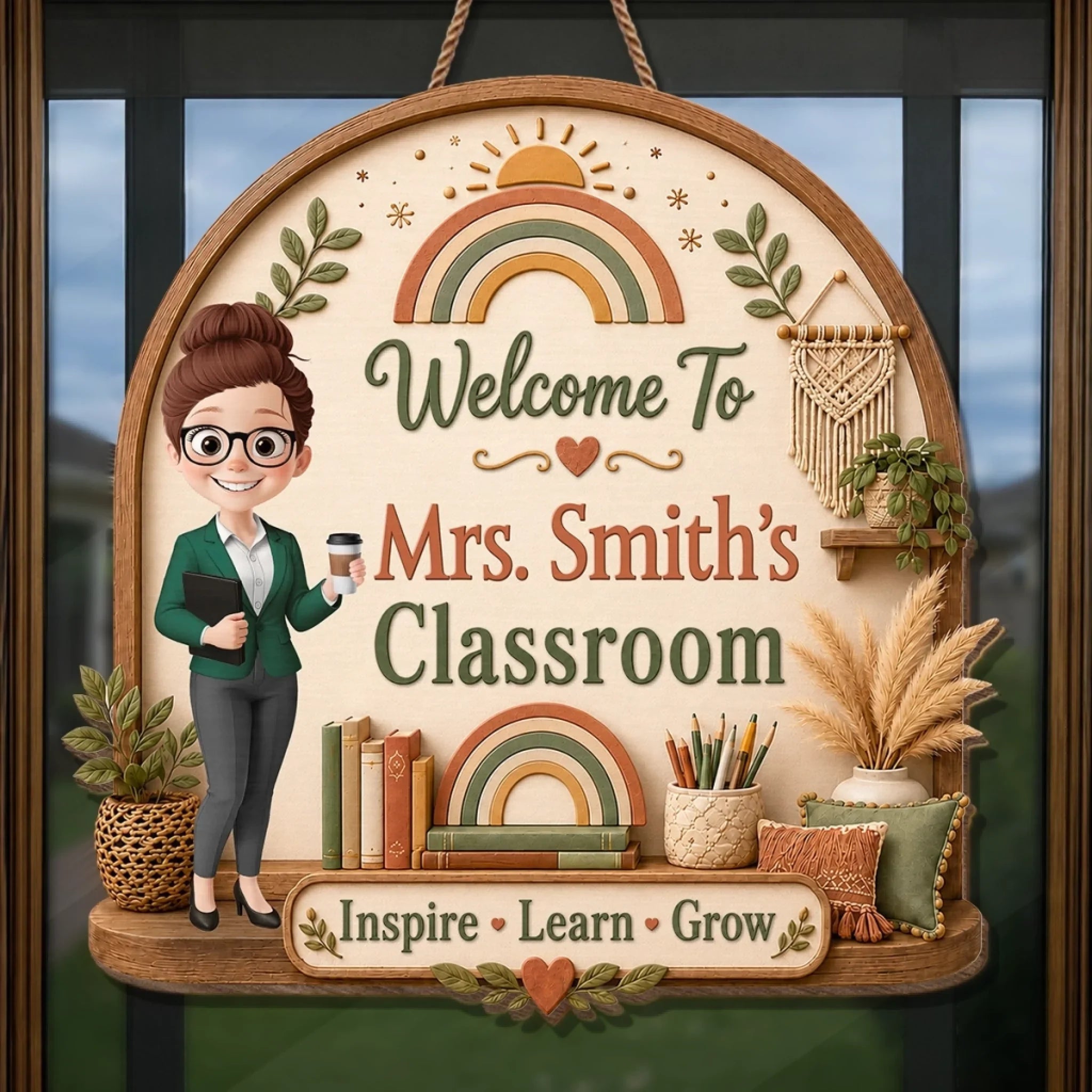Custom Classroom Decor Wood Sign - Personalized Back To School Gifts For Teachers - Little Moments, Big Impact