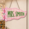 Custom Classroom Decor Wood Sign - Personalized Back To School Gifts For Teachers - Love In Every Lesson
