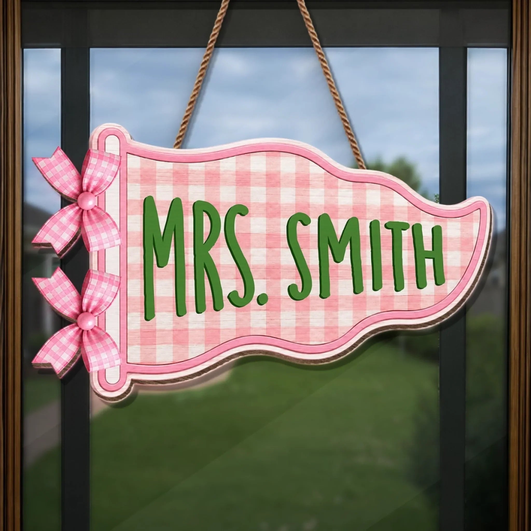 Custom Classroom Decor Wood Sign - Personalized Back To School Gifts For Teachers - Love In Every Lesson