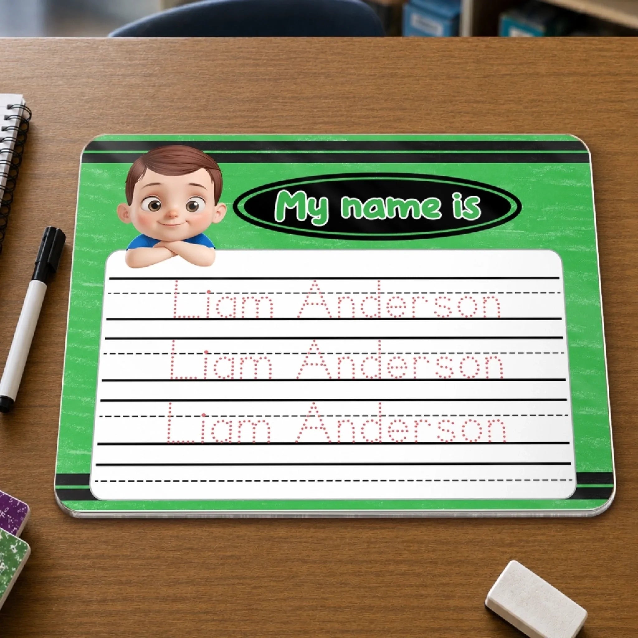 Custom Kids Acrylic Tracing Board - Personalized Back To School Gifts For Kids - Ready For Bright Beginnings
