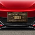 Custom License Plate - Personalized Anniversary Wedding Gifts For Husband And Wife, Him And Her - Love Never Gets Old