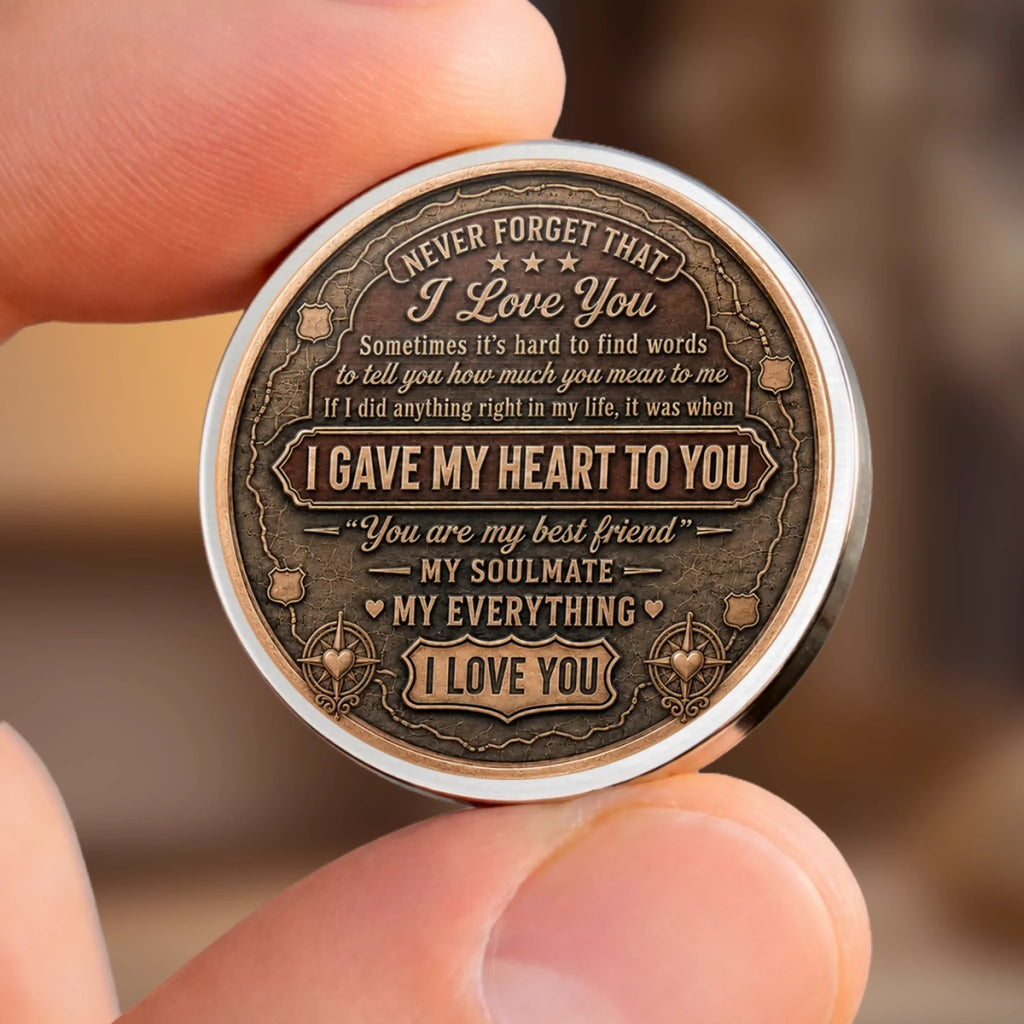 Custom Pocket Hug - Personalized Anniversary Wedding Gifts For Husband And Wife, Him And Her - My Heart Belongs To You