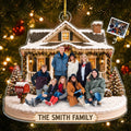 Custom Photo Acrylic Ornament - Personalized Christmas Birthday Gifts For Mom, Dad, Brother, Sister - Warm Wishes From Our Family