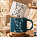 Custom Pottery Mug - Personalized Anniversary Wedding Gifts For Husband And Wife, Him And Her - Better Together Always