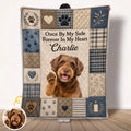 Custom Photo Blanket - Personalized Pet Memorial Sympathy Gifts For Dogs, Cats - Until We Meet Again My Friend