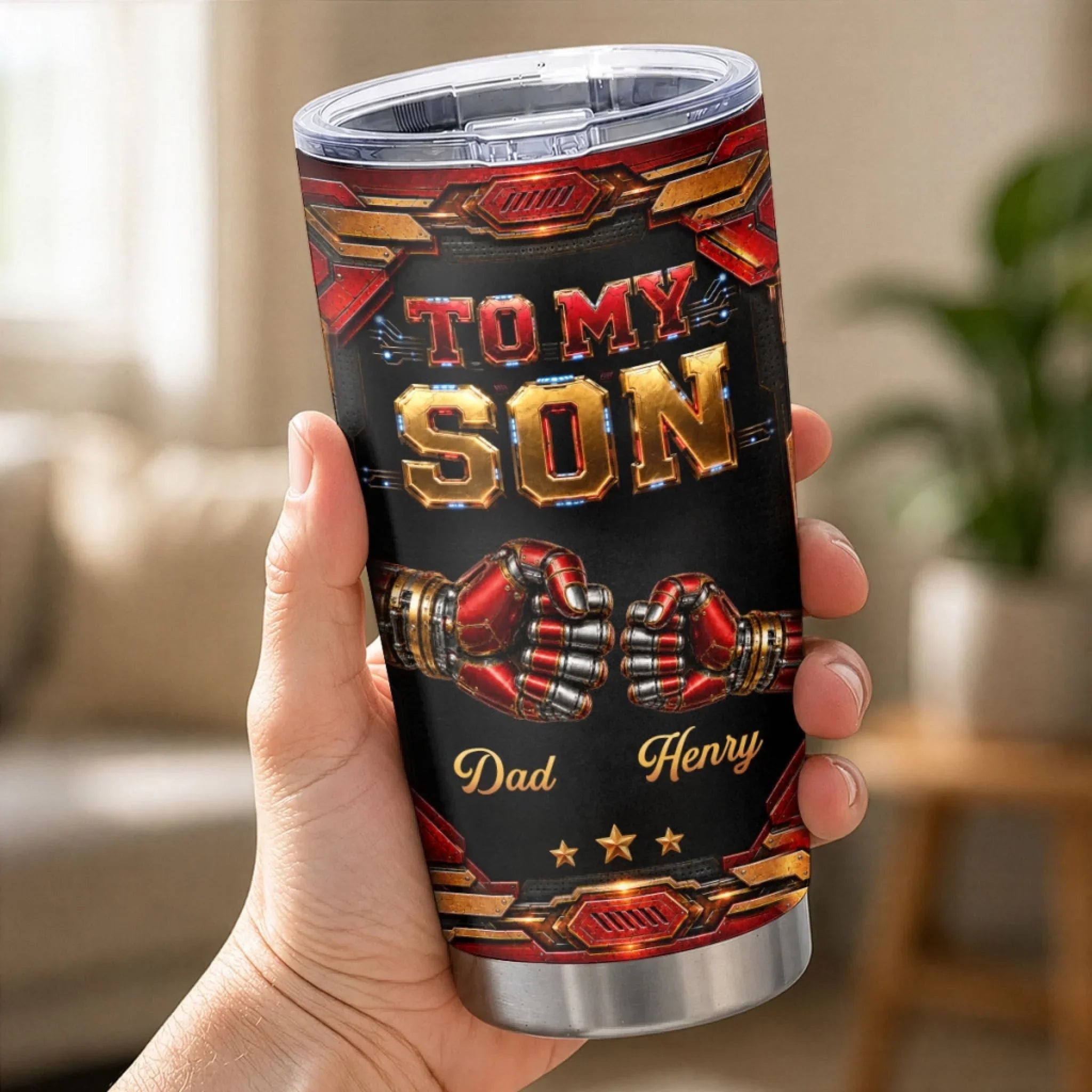 Custom Tumbler - Personalized Birthday Gifts For Son, Daughter - My World My Why