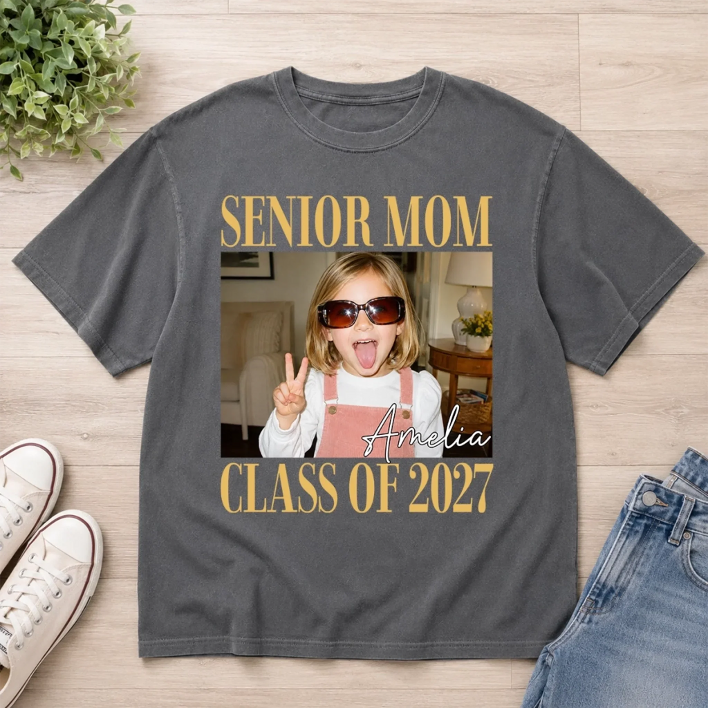 Custom Photo Comfort T-Shirt - Personalized Graduation Gifts For Him, Her - The Future Starts Here