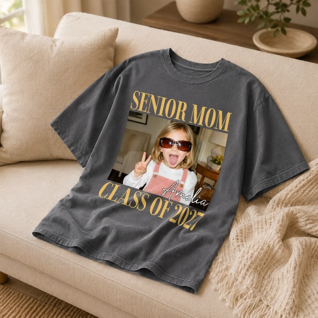 Custom Photo Comfort T-Shirt - Personalized Graduation Gifts For Him, Her - The Future Starts Here