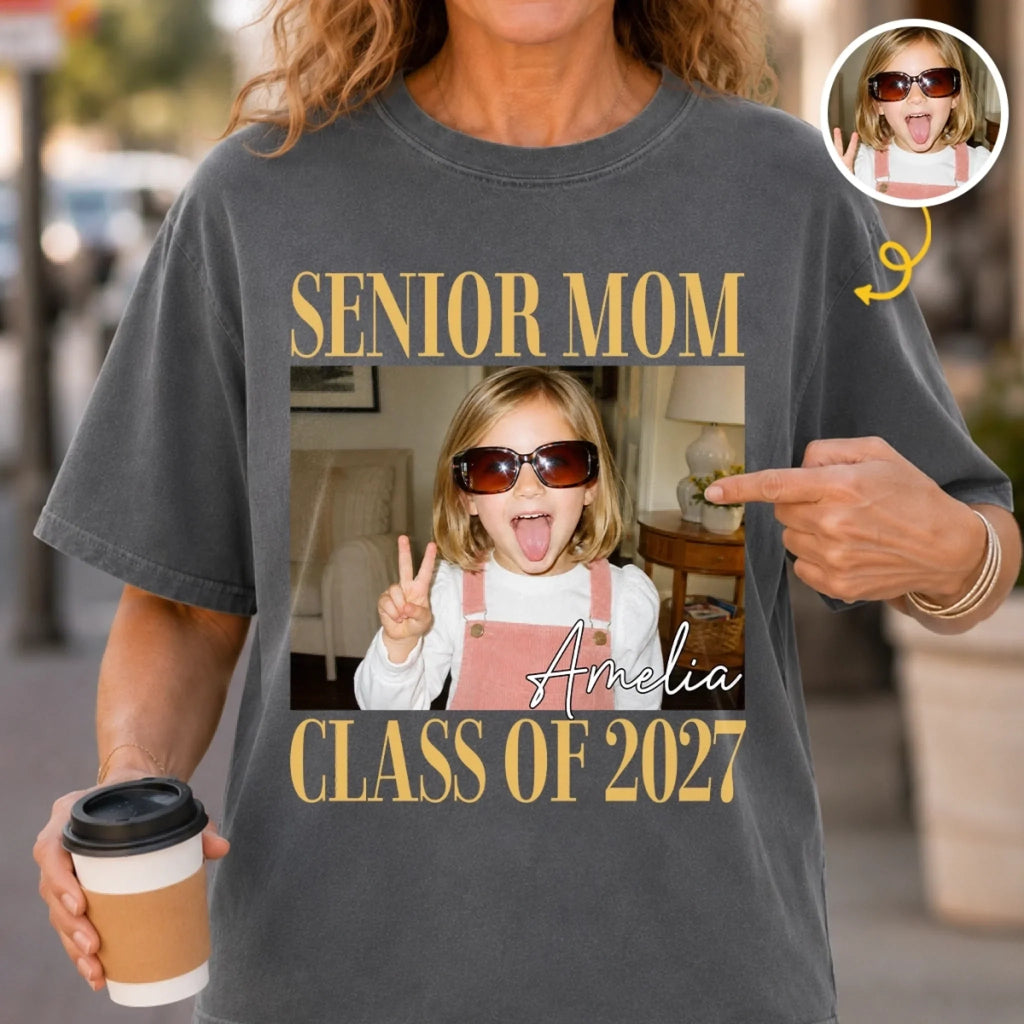 Custom Photo Comfort T-Shirt - Personalized Graduation Gifts For Him, Her - The Future Starts Here