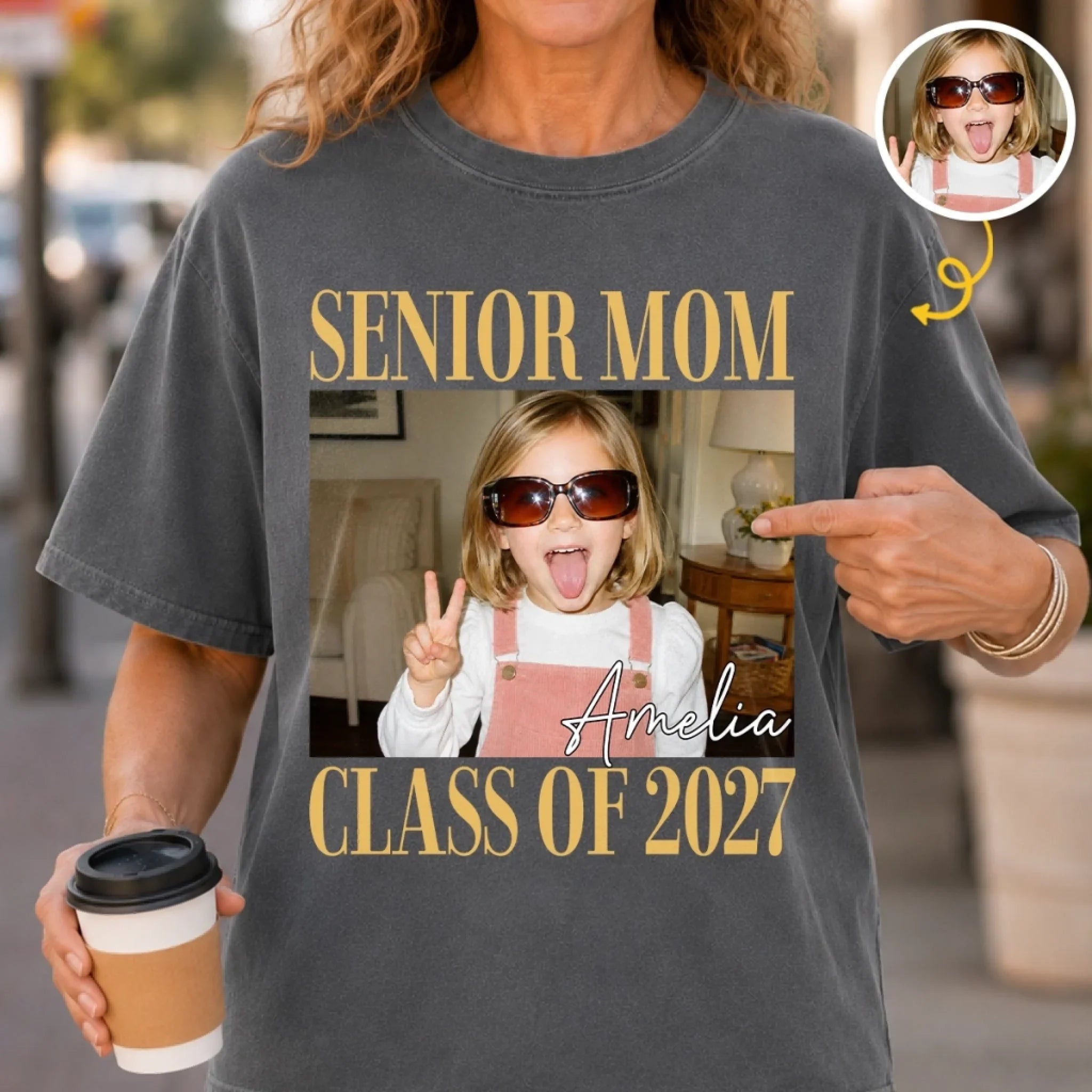 Custom Photo Comfort T-Shirt - Personalized Graduation Gifts For Him, Her - The Future Starts Here