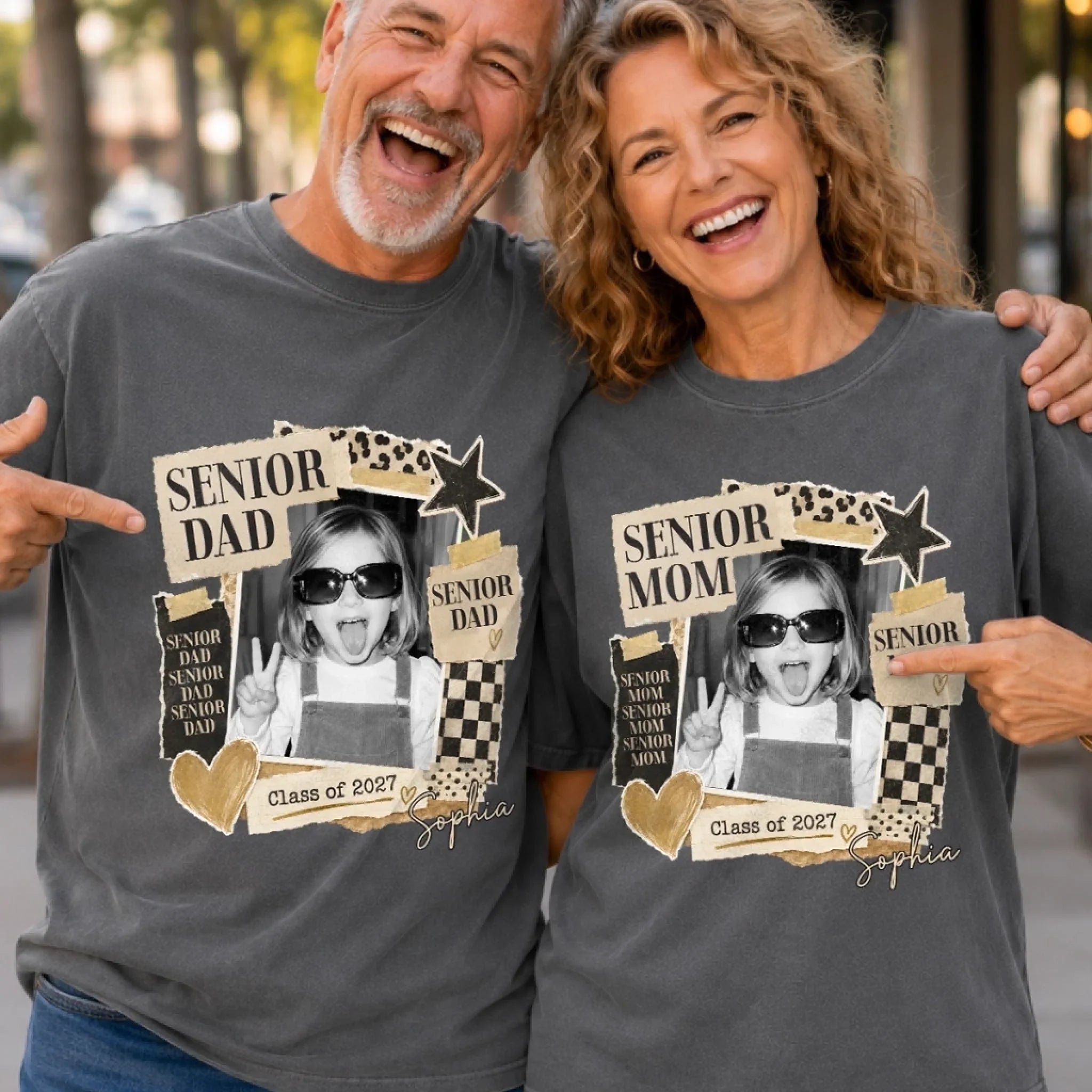 Custom Photo Comfort T-Shirt - Personalized Graduation Gifts For Him, Her - Dream Big Finish Strong