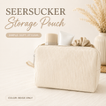 Seersucker Storage Pouch